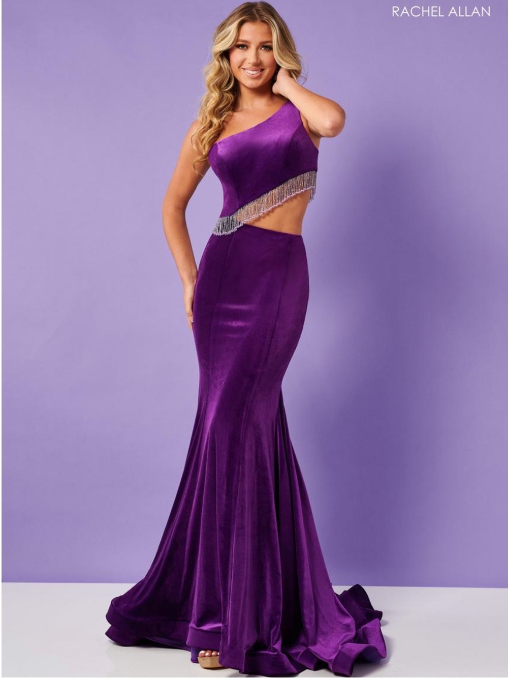Rachel Allan Cut Out Prom Dress
